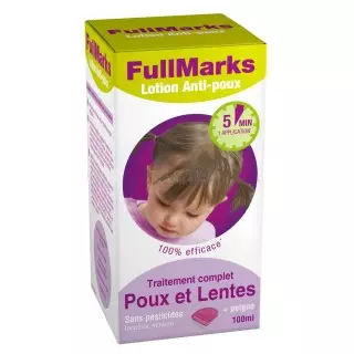 Full Marks Lotion Anti-Poux + Peigne 100ml