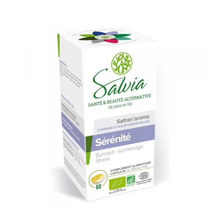 Salvia Nutrition Safran'aroma 60 comprimes