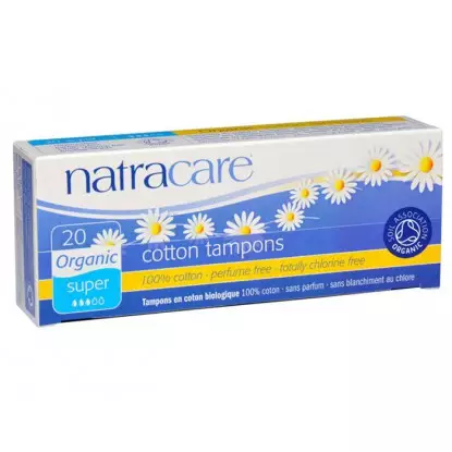 Natracare Tampons Super Sans Applicateur 20 unités