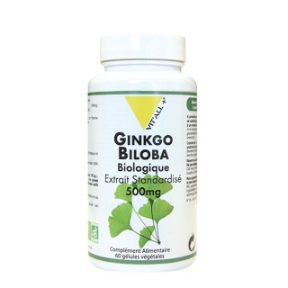  Vitall+ Ginkgo Biloba 500mg 60 comprimés