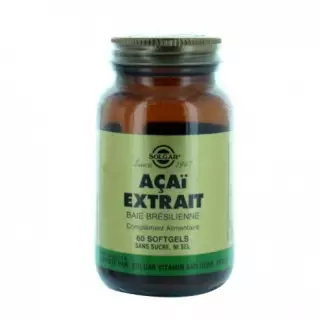 Solgar Acai extrait 60 gélules