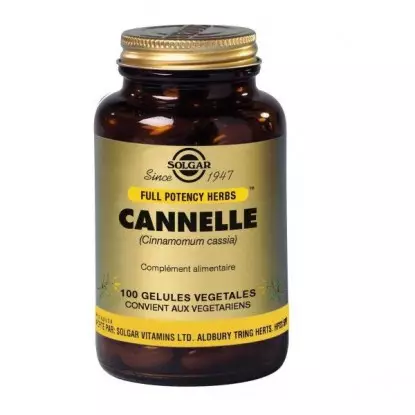 Solgar Cannelle 100 gélules