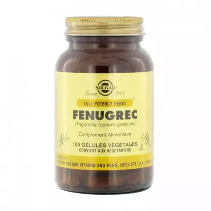 Solgar fenugrec 100 gélules