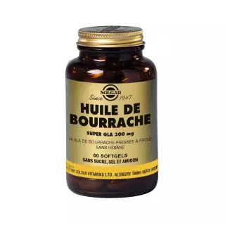 Solgar Bourrache Super Gla 300mg 60 softgels