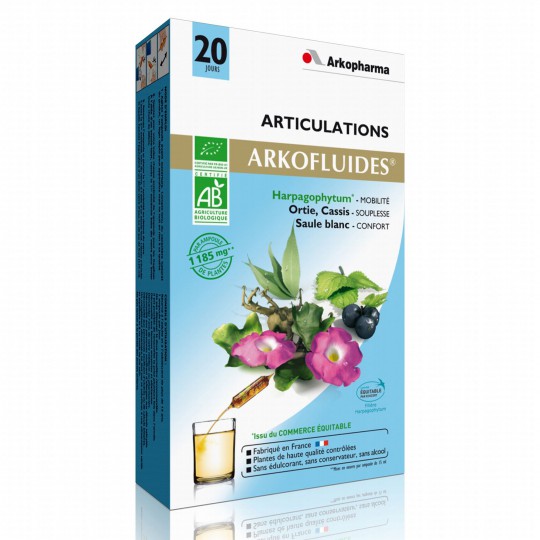 ARKOFLUIDE Joints Organic box of 20 ampoules