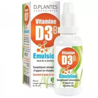 D.Plantes Vitamine D3++ Emulsion - 20 ml