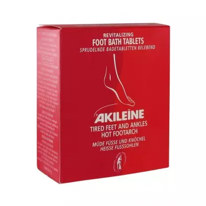 Akileïne Galets de Bain Effervescents-Revitalisants 6 Galets