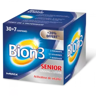 Bion 3 Défense Seniors 30 comprimés + 7 OFFERTS