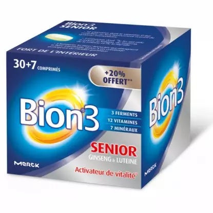 Bion 3 Défense Seniors 30 comprimés + 7 OFFERTS