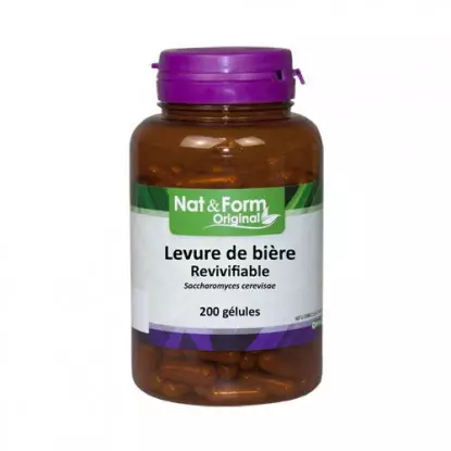Nat&Form Levure de bière revivifiable  200 gélules