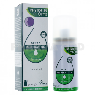 Spray respiration esculape 30ml Phytosun arom