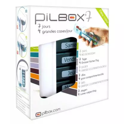 Pilbox 7 pilulier Semainier dynamique