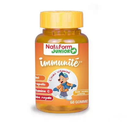 Nat & Form Kid'Ours immunité 60 oursons