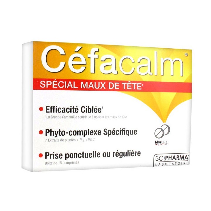 3C Pharma Céfacalm 15 Comprimés