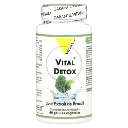 Vitall+ Vital Détox 60 gélules végétales