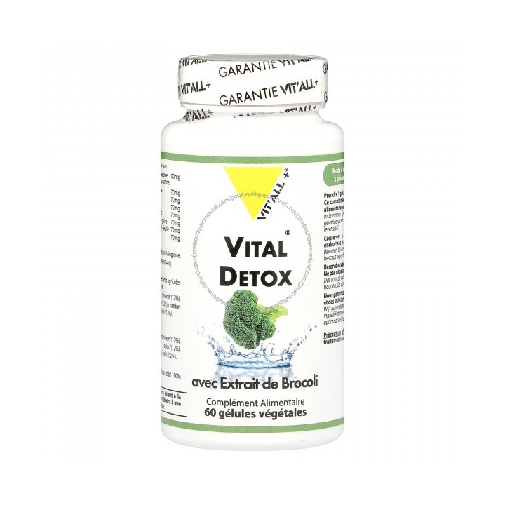 Vitall+ Vital Détox 60 gélules végétales