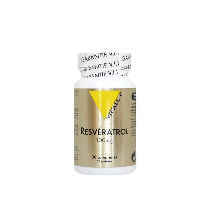 Vitall + Resveratrol 100mg 30 comprimes