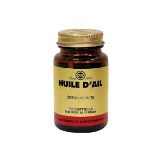 Solar Huile d'ail 100 gélules