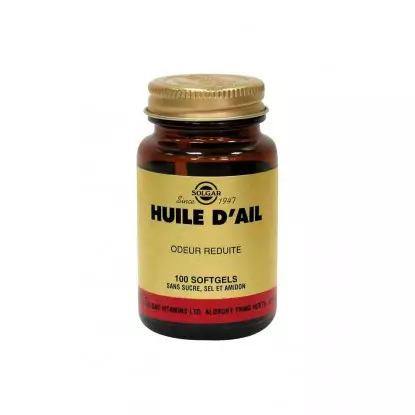 Solar Huile d'ail 100 gélules