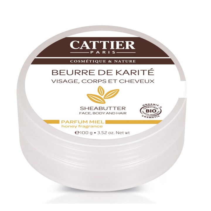 Cattier Beurre de Karité Miel 100gr