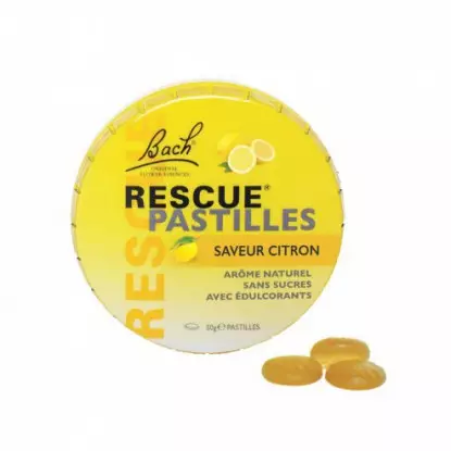 Fleur de Bach Rescue citron pastilles 50 g