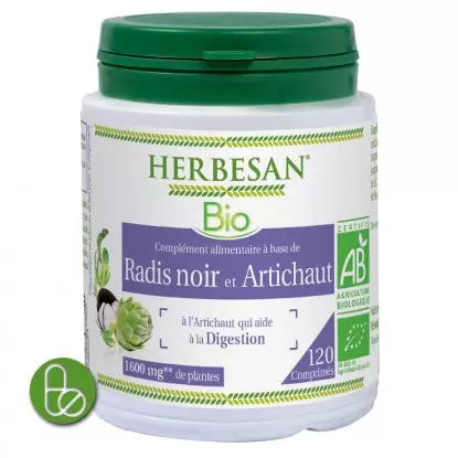 Herbesan Radis noir Artichaut 120 cpr