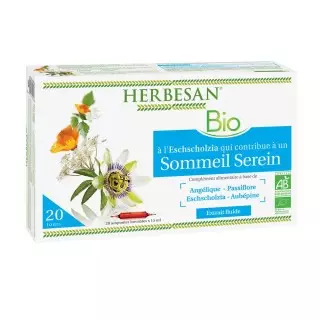 Herbesan Sommeil serain 20 ampoules