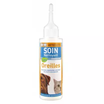 Vetoform Soin Nettoyant Oreilles Chien Chat 100ml