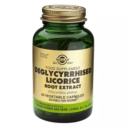 Solgar Réglisse deglycyrrhisee 60 gélules