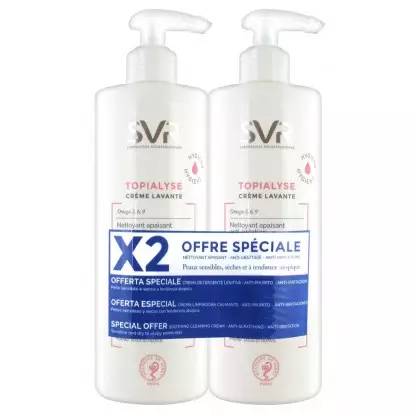 SVR Topialyse Crème Lavante 2 x 400 ml