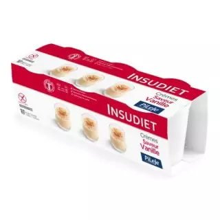 Insudiet Crème Vanille Sans Gluten 3 x 150gr
