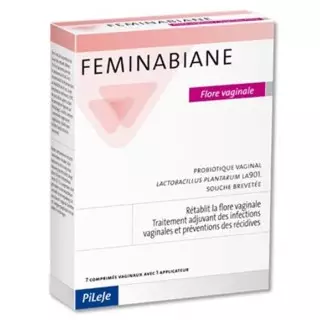Feminabiane Flore Vaginale 7 comprimés vaginaux + 1 applicateur