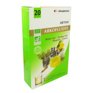 ARKOFLUIDE Organic Detox box 20 ampoules