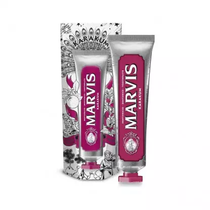 Marvis pâte dentifrice Karakum mauve orange-menthe 75 ml