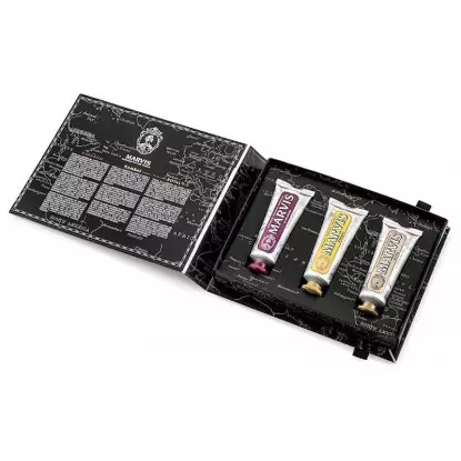 Marvis coffret Wonders of the World 3 dentifrices 25ml