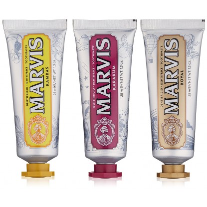 Marvis coffret Wonders of the World 3 dentifrices 25ml