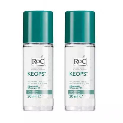 Keops lot de 2 déodorants bille 30ml Roc