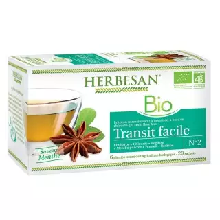 Herbesan infusion transit facile N°2 - 20 sachets