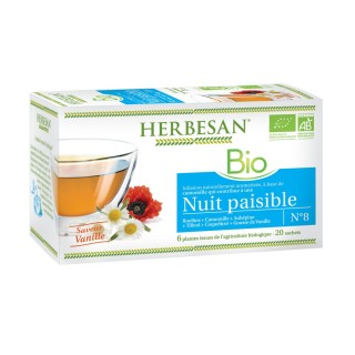 Herbesan infusion nuit paisible N°8 - 20 sachets