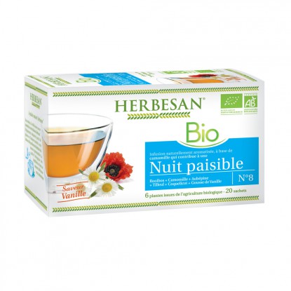 Herbesan infusion nuit paisible N°8 - 20 sachets