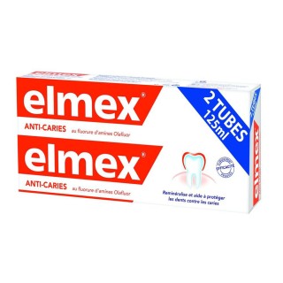 Elmex dentifrice protection anti-caries - 2 x 125 ml