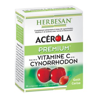 Herbesan Acérola premium - 30 comprimés à croquer