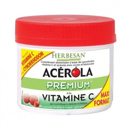 Herbesan Acérola premium - 90 comprimés à croquer