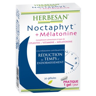 Herbesan Noctaphyt + mélatonine - 30 gélules