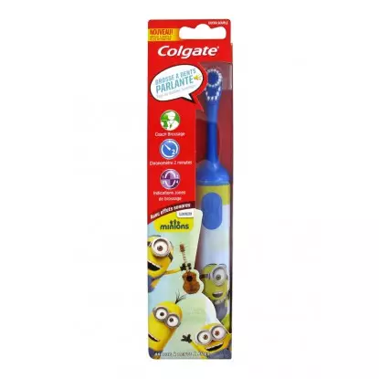Colgate Brosse à dents électrique Minions enfants à partir de 3 ans