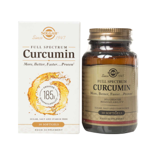 Solgar Full spectrum Curcumin - 30 softgels