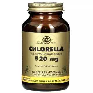 Solgar Chlorella 520 mg - 100 gélules végétales