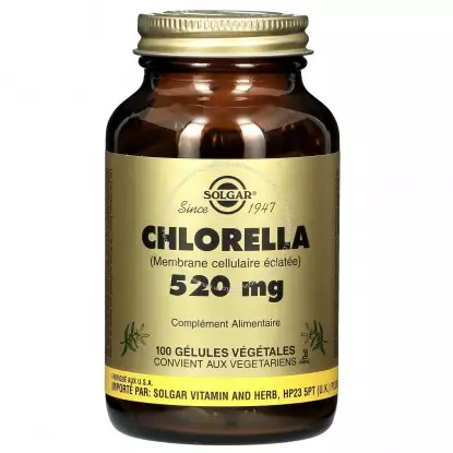 Solgar Chlorella 520 mg - 100 gélules végétales