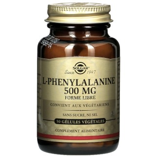 Solgar L-Phenylalanine 500 mg - 50 gélules végétales