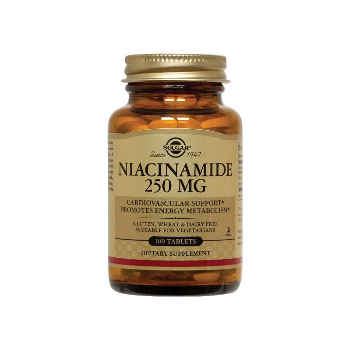 Solgar Vitamine B3 Niacinamide 550 mg - 100 gélules végétales